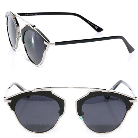 dior so real black boymd|Christian Dior So Real Sunglasses In Black and Silver Mirror .